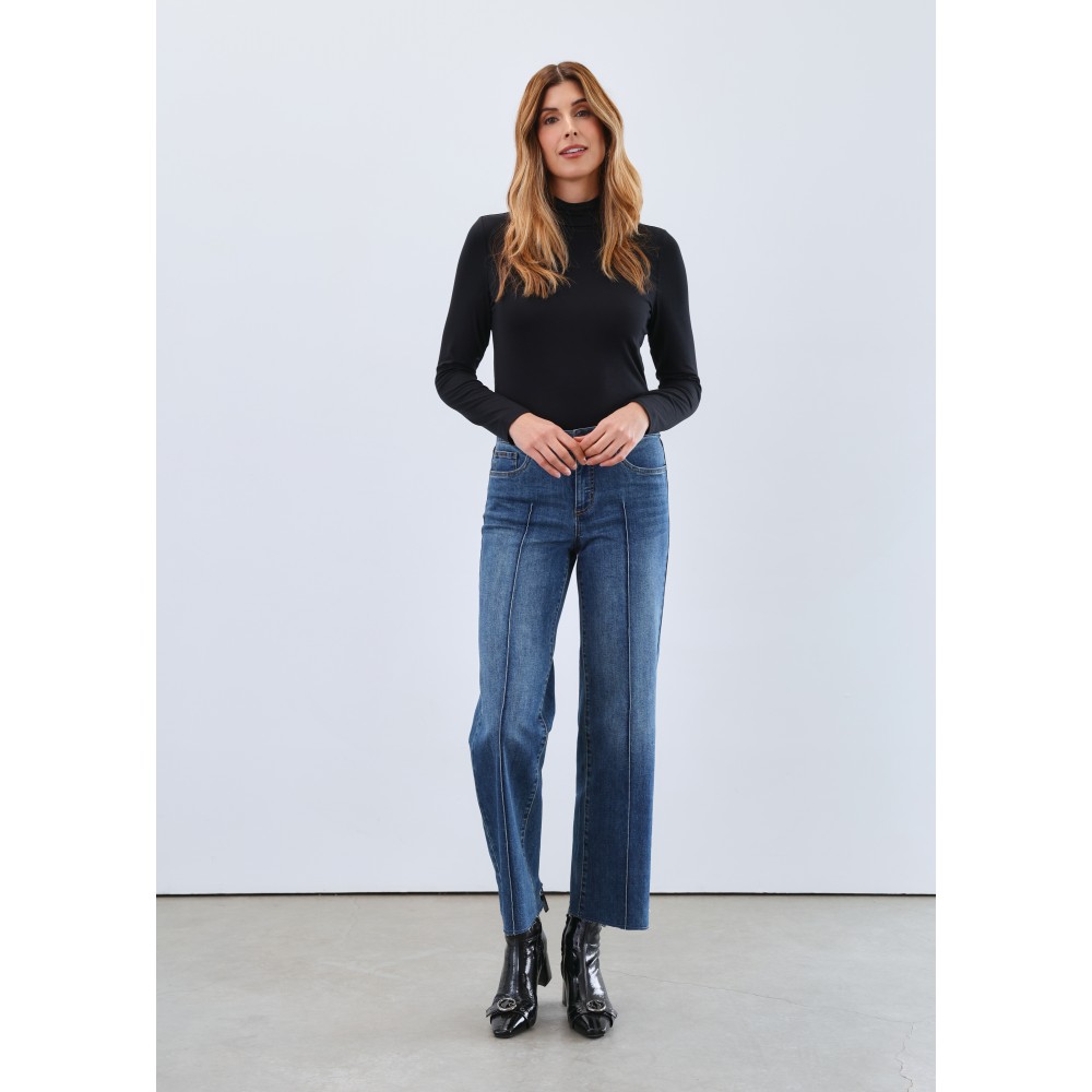 French Dressing - Long Sleeve Mock Neck Top - Black French Dressing - Long Sleeve Mock Neck Top - Black