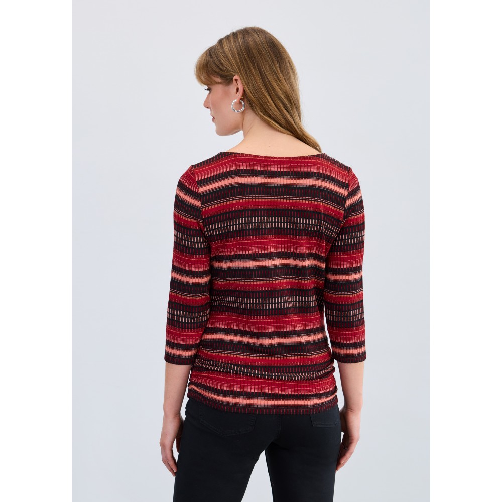 French Dressing - Ruched Side Top - Warm Brixton French Dressing - Ruched Side Top - Warm Brixton