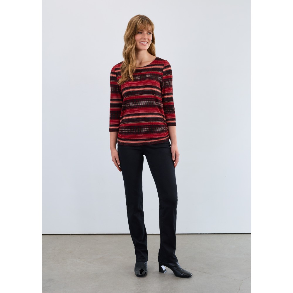 French Dressing - Ruched Side Top - Warm Brixton French Dressing - Ruched Side Top - Warm Brixton