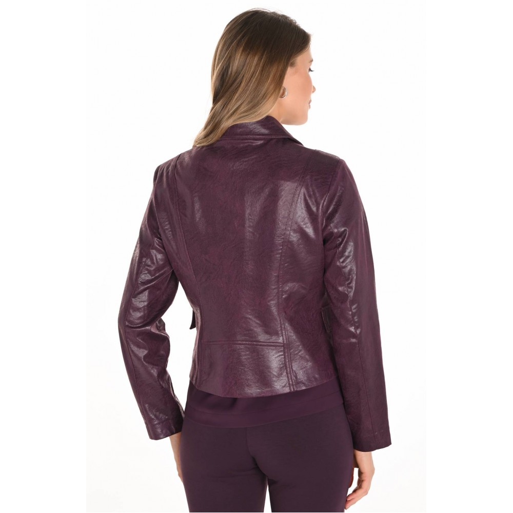 Frank Lyman - Knit Blazer #253724 - Plum