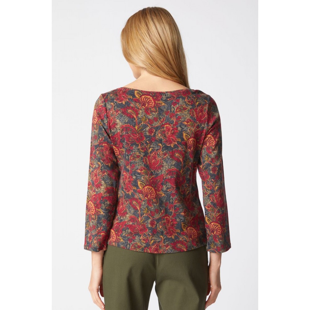 Habitat - Everyday Tee Autumn Paisley - Wine
