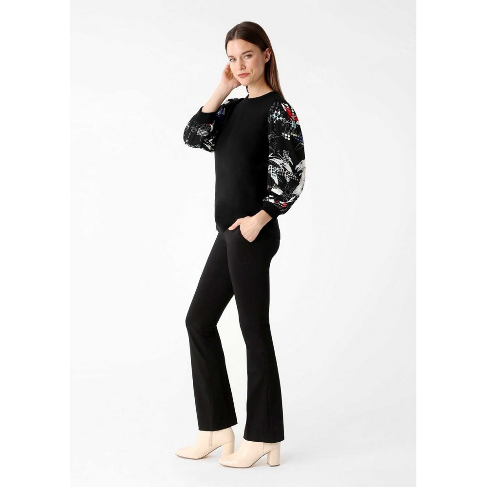 Lisette L - Kathryne 31" Mini-Flair With Pockets - Black