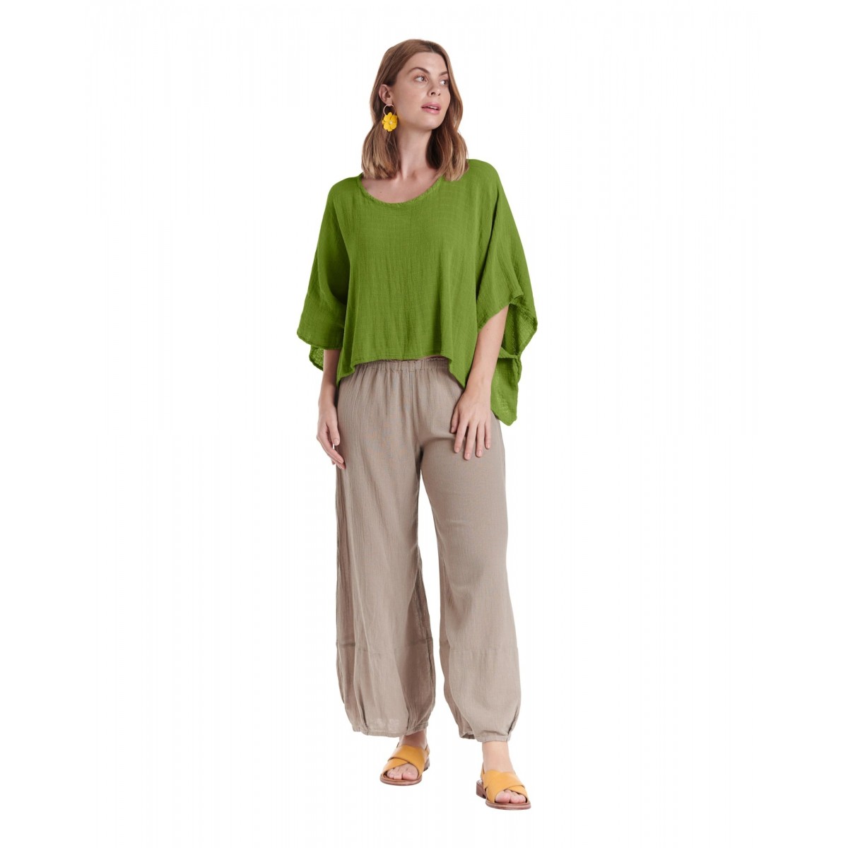 Oh My Gauze - Havana Blouse - Matcha