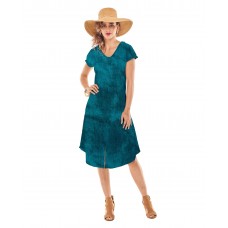 Oh My Gauze - Kaley Dress - Washed Peacock Oh My Gauze - Kaley Dress - Washed Peacock