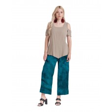 Oh My Gauze - Paula Pants - Washed Peacock Oh My Gauze - Paula Pants - Washed Peacock