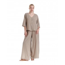 Oh My Gauze - Ronie Blouse - Taupe Oh My Gauze - Ronie Blouse - Taupe