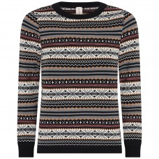 Skovhuus - Striped Pullover Sweater - Black Skovhuus - Striped Pullover Sweater - Black