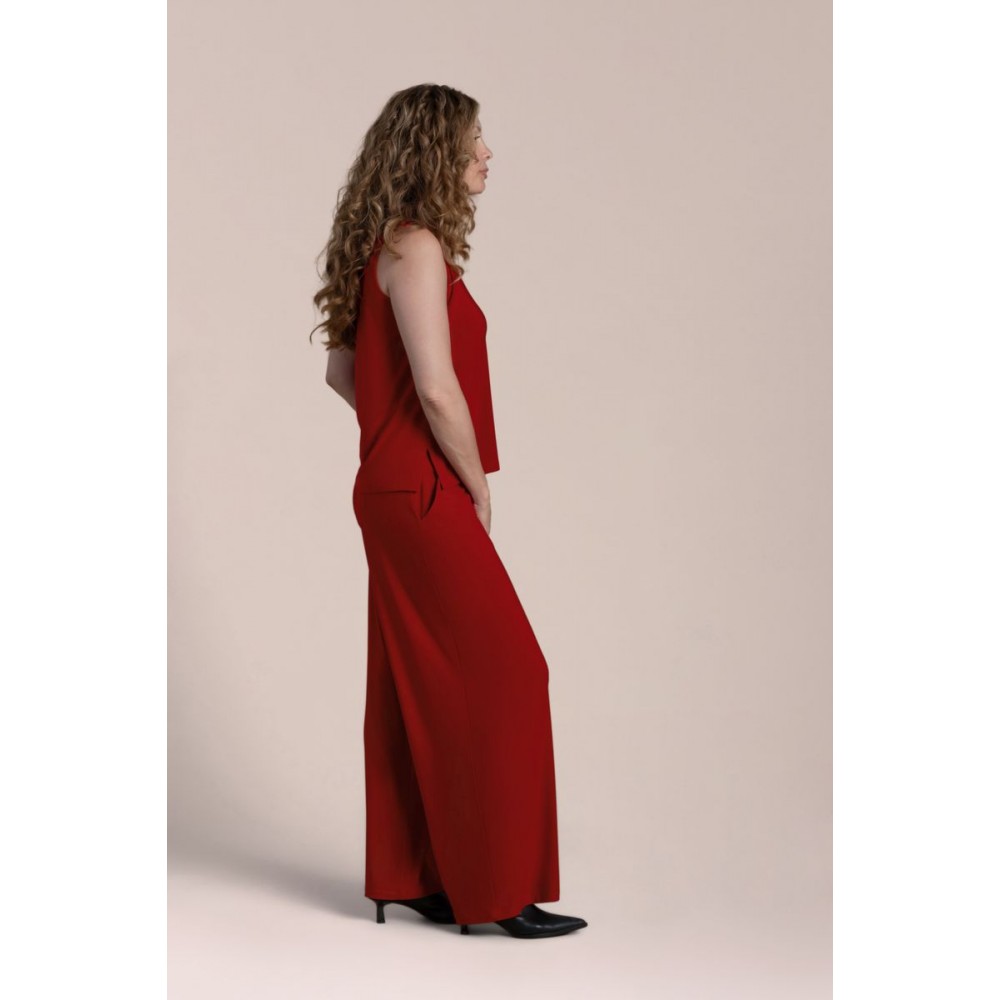 Sympli - Go To Tank Relax Short - Red