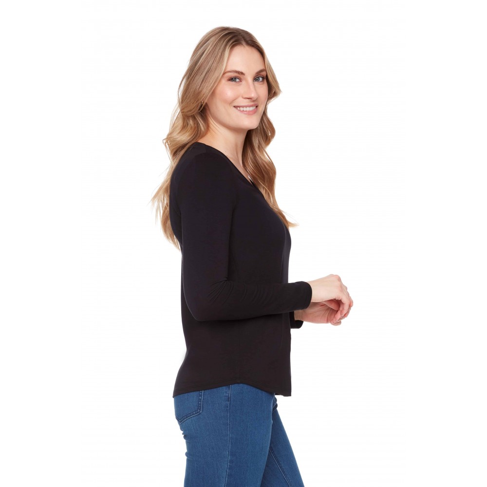 Up! - Long Sleeve Top - Black