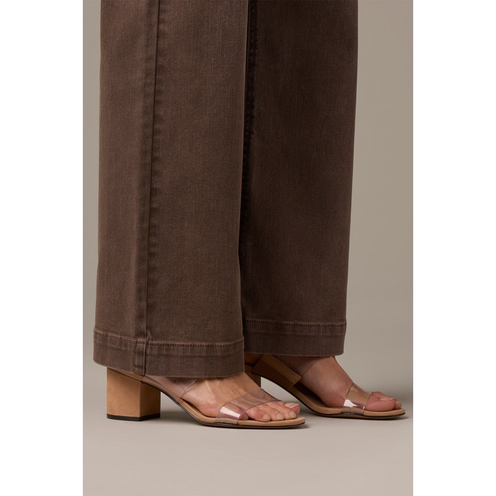 Wit & Wisdom - Sam High Rise Wide Leg - Washed Mocha