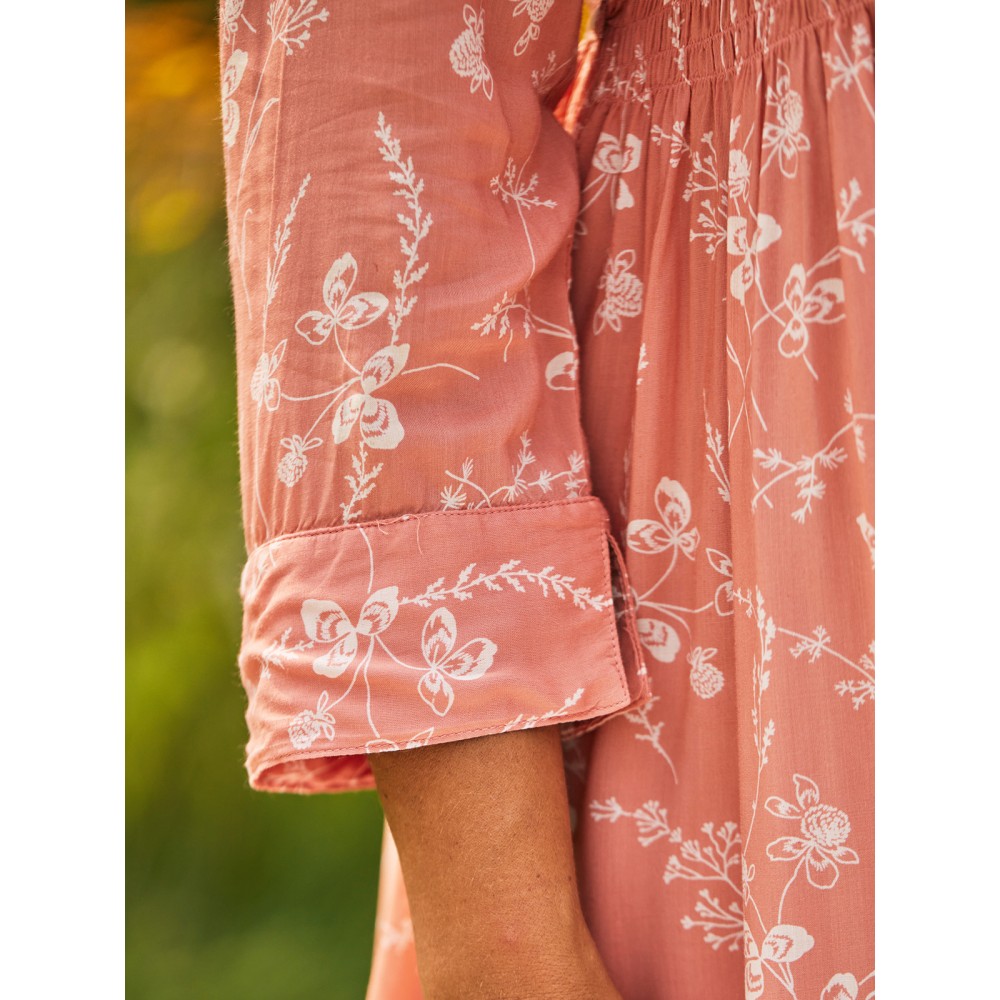 April Cornell - Clover Tunic Dress - Soft Orange April Cornell - Clover Tunic Dress - Soft Orange