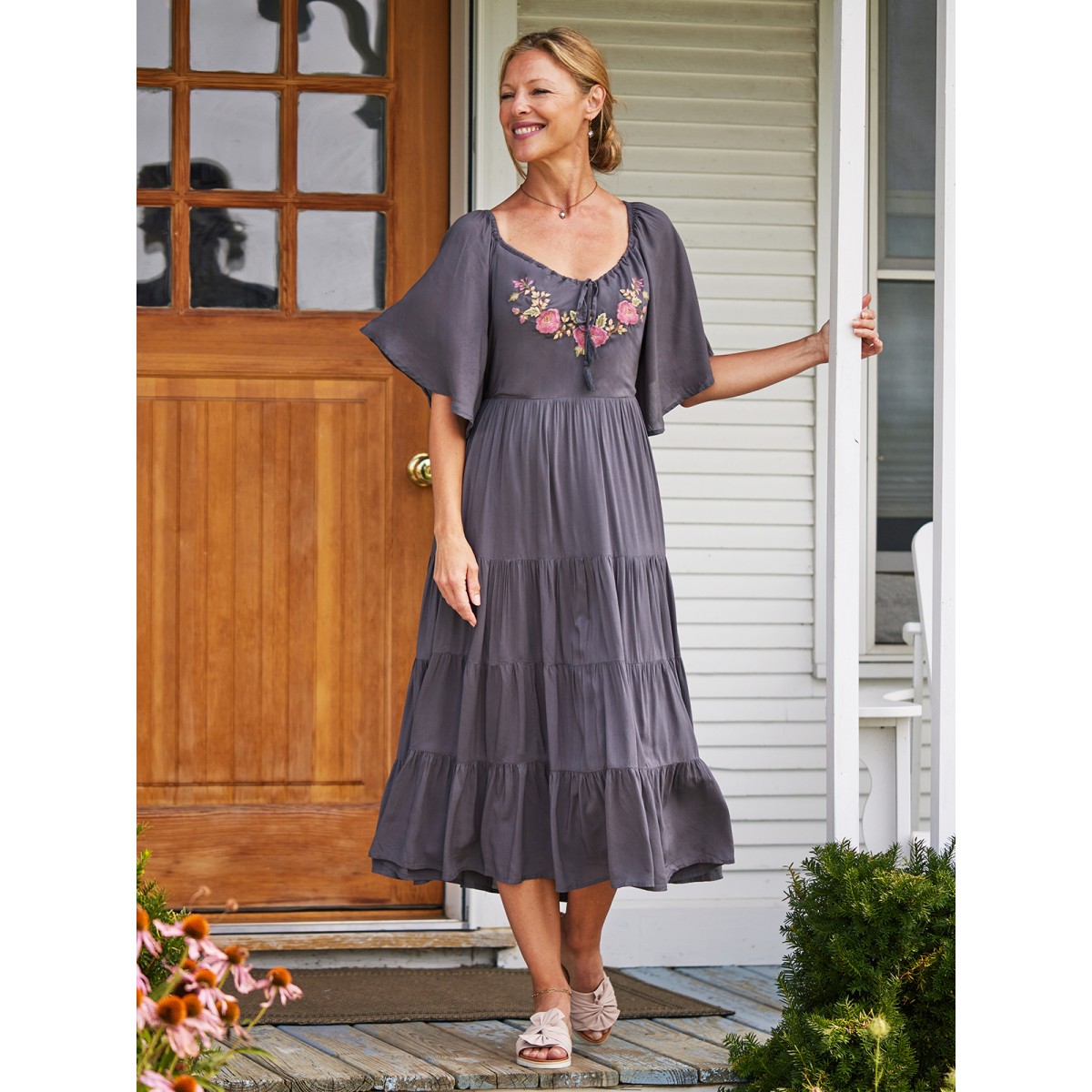 April Cornell - Muse Dress - Charcoal April Cornell - Muse Dress - Charcoal