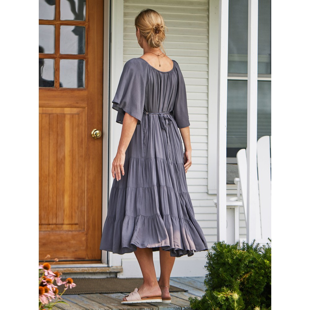 April Cornell - Muse Dress - Charcoal April Cornell - Muse Dress - Charcoal