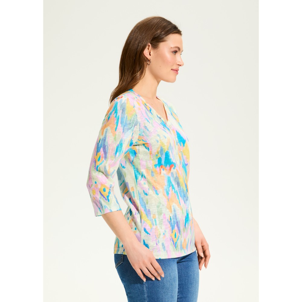 French Dressing - Notch Neck Top - Definitely (SS25)