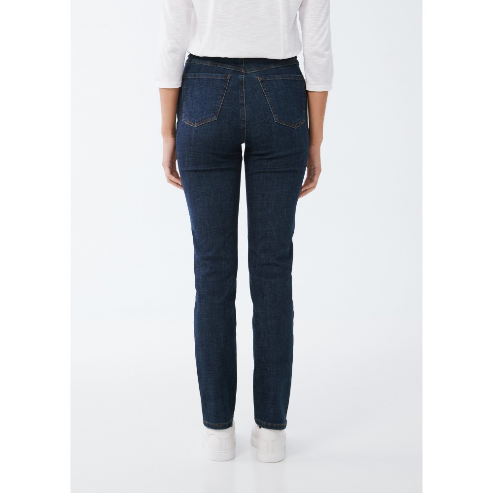 French Dressing - Petite Suzanne Slim Straight Leg - Dark Blue French Dressing - Petite Suzanne Slim Straight Leg - Dark Blue