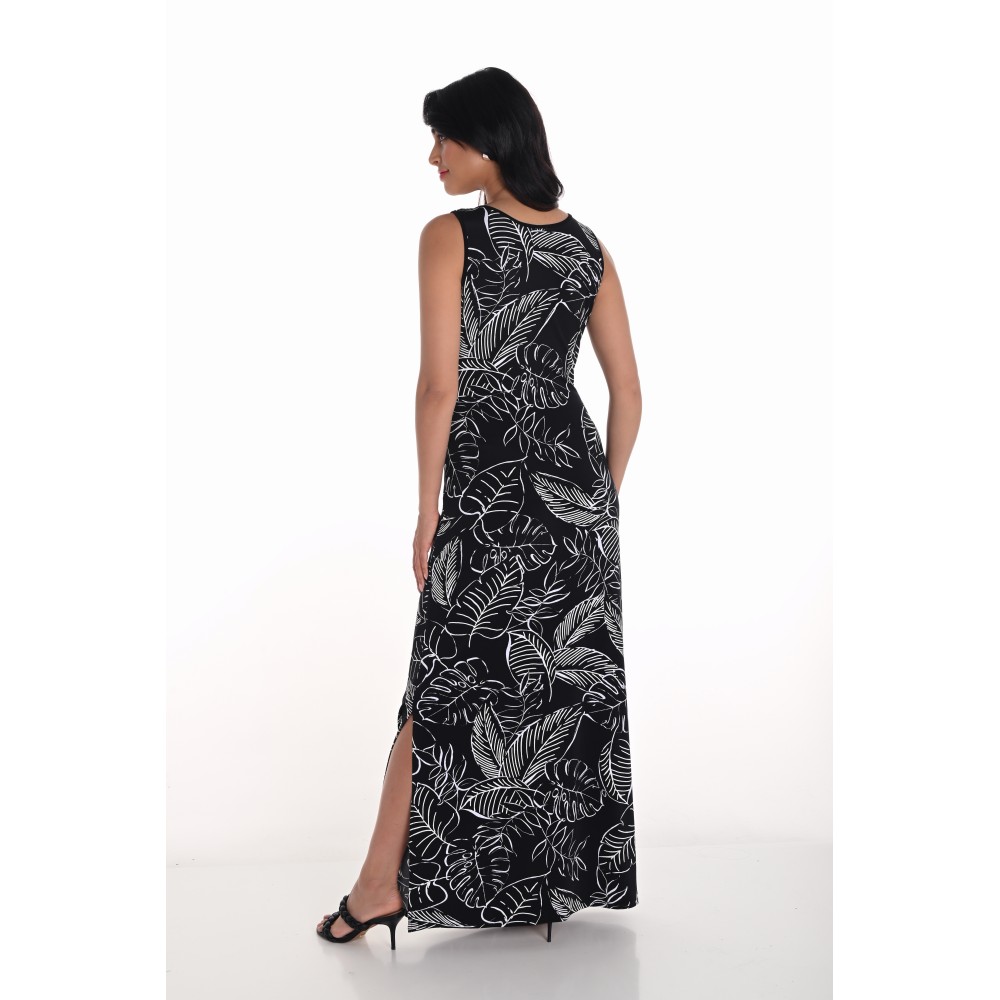 Frank Lyman - Knit Dress #251356 - Black/Off White