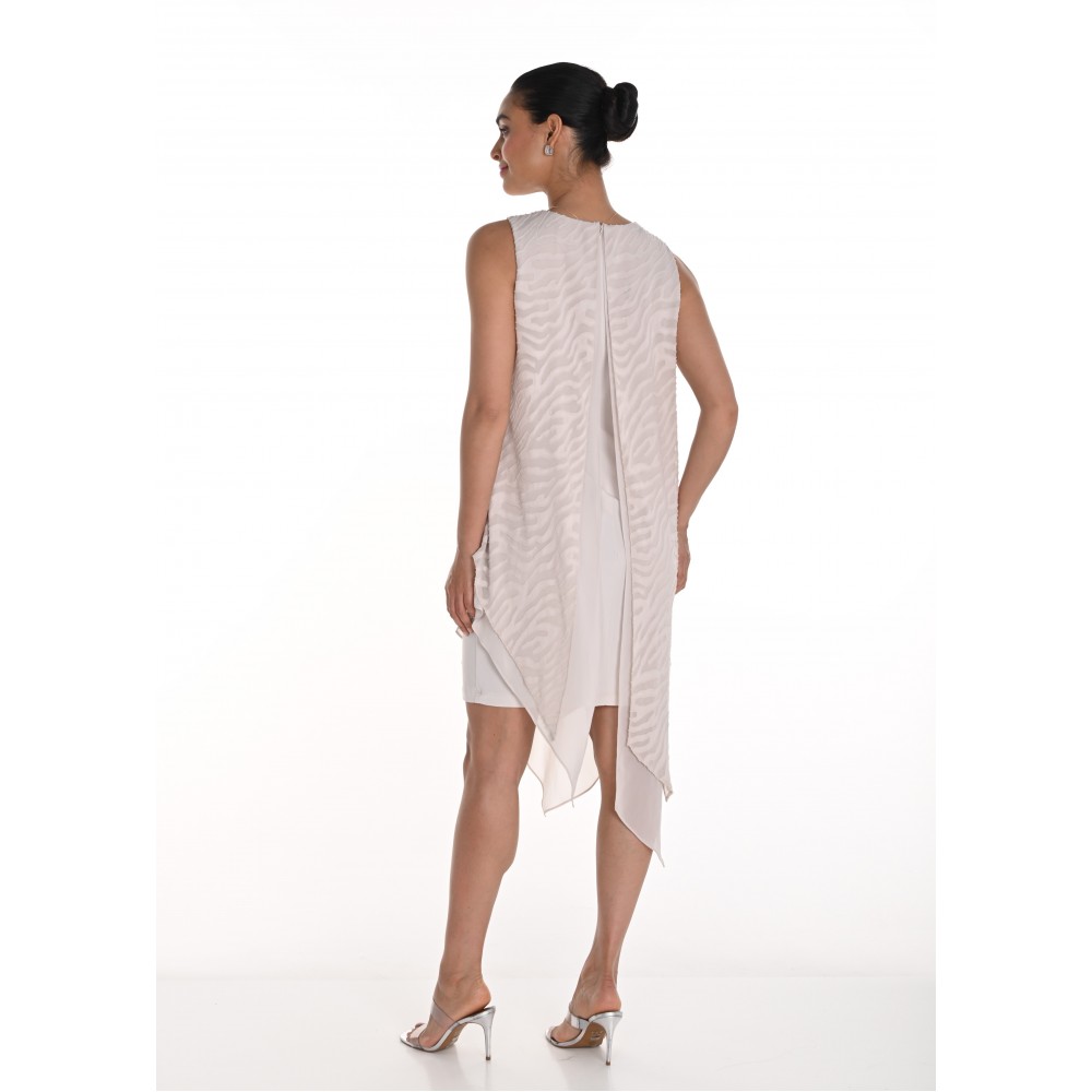 Frank Lyman - Woven Dress #258183 - Beige/Sand