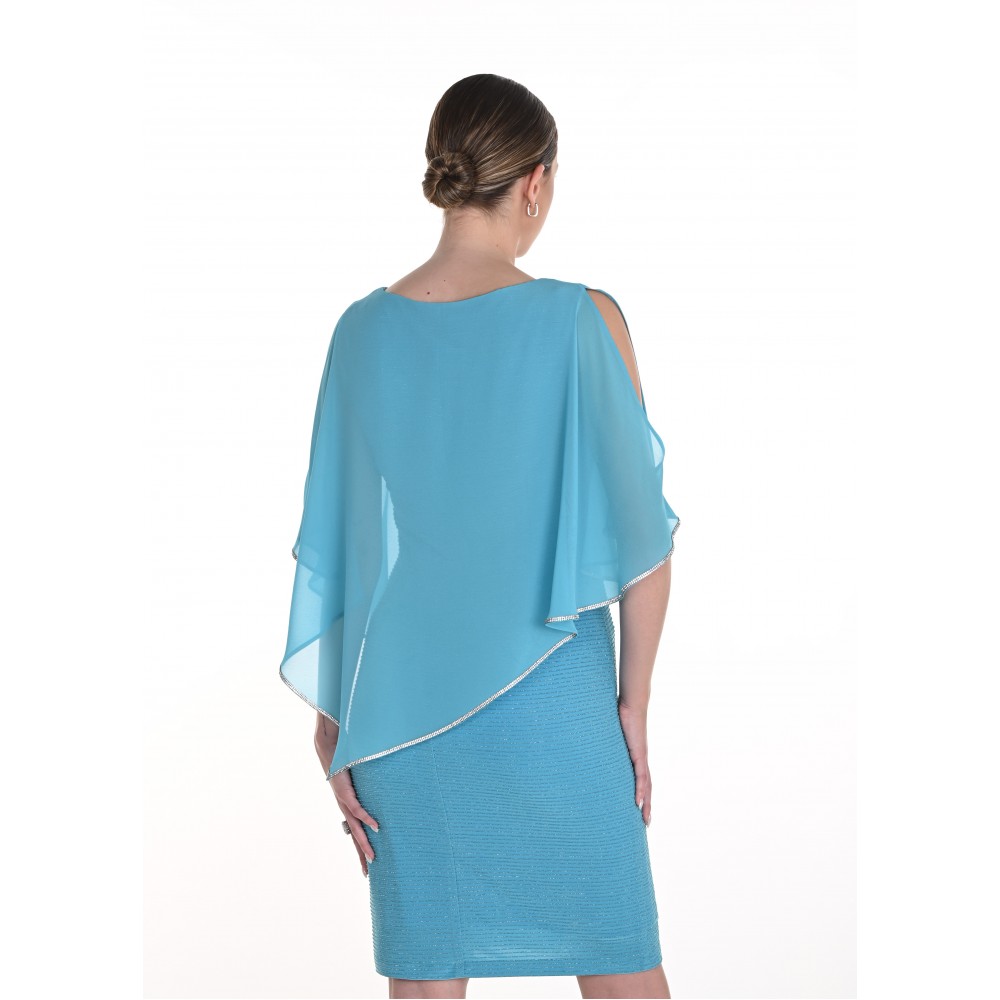 Frank Lyman - Knit Dress #258276 - Turquoise