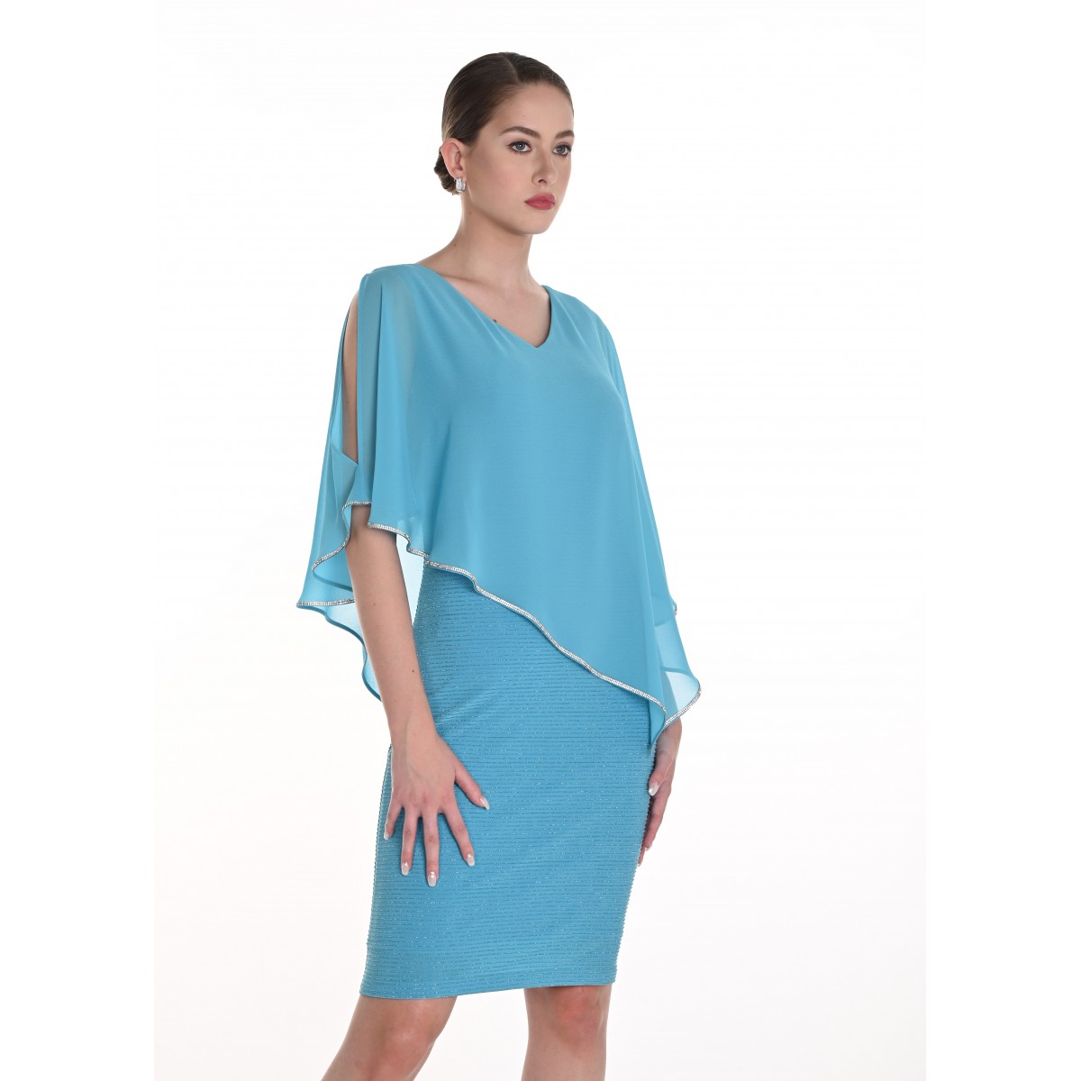 Frank Lyman - Knit Dress #258276 - Turquoise