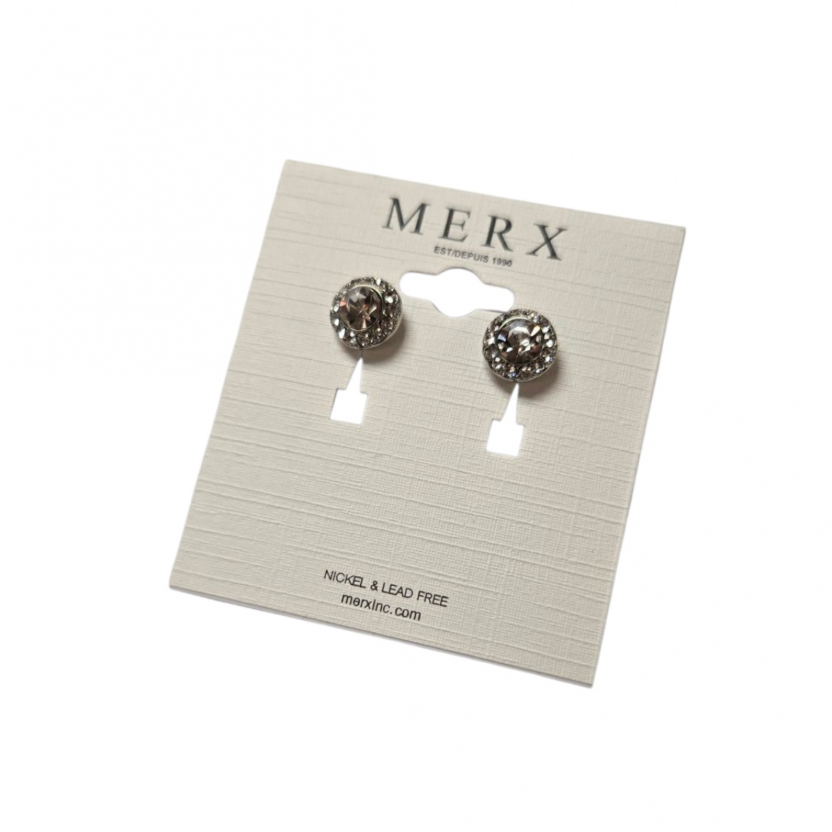 Merx Sofistica Crystals Post Earring - Rhodium #84-1515 Merx Sofistica Crystals Post Earring - Rhodium #84-1515