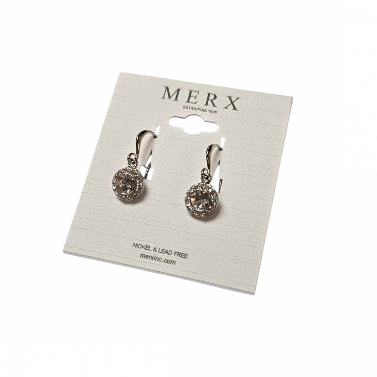 Merx Sofistica Crystals Hook Earring - Rhodium #84-1590 Merx Sofistica Crystals Hook Earring - Rhodium #84-1590