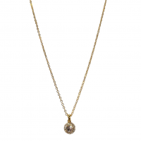 Merx Sofistica Crystals Bezel Pendant Necklace - Gold/Crystal #85-2586 Merx Sofistica Crystals Bezel Pendant Necklace - Gold/Crystal #85-2586