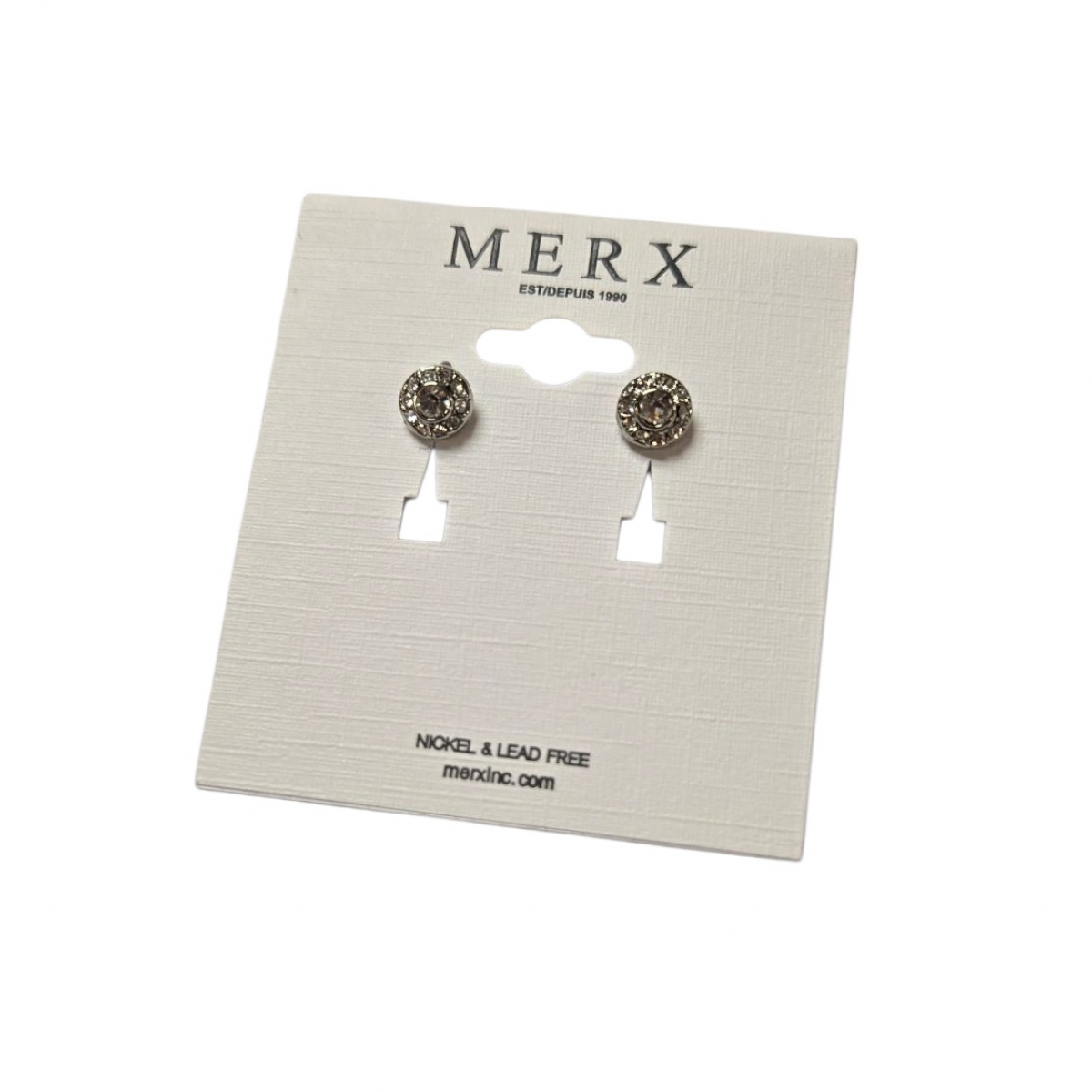 Merx Sofistica Crystals Post Earring - Rhodium #84-1516 Merx Sofistica Crystals Post Earring - Rhodium #84-1516