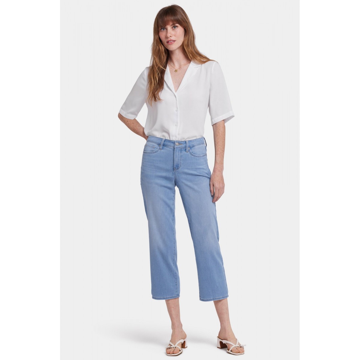 NYDJ - Relaxed Piper Crop Jeans - Canary Beach NYDJ - Relaxed Piper Crop Jeans - Canary Beach