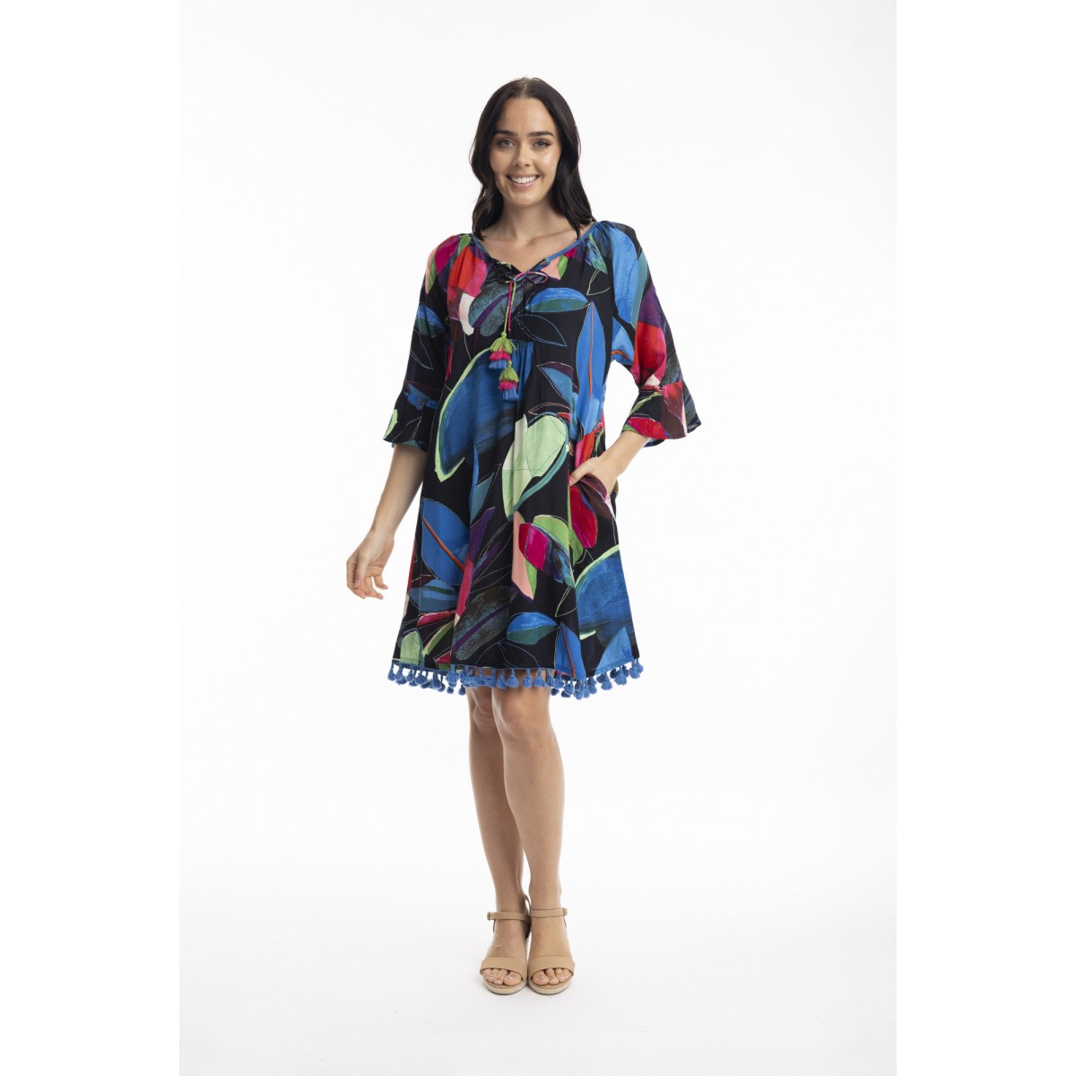 Orientique - Tassel Dress - Seychelles #91-006 Orientique - Tassel Dress - Seychelles #91-006