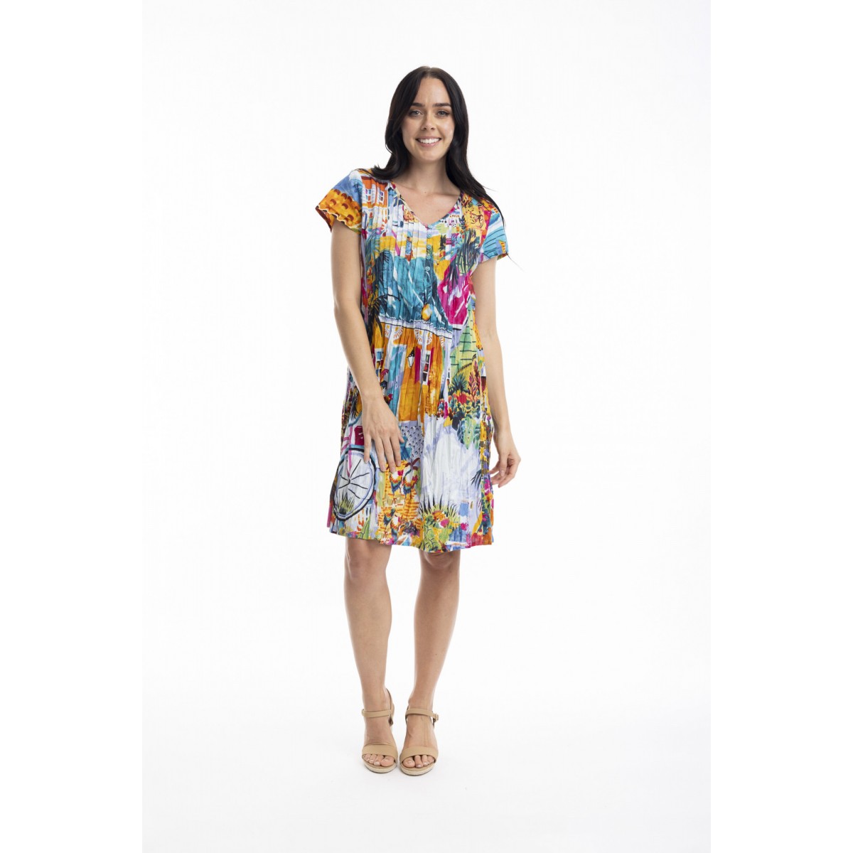 Orientique - Easy Fit Dress - Florida #20-058 Orientique - Easy Fit Dress - Florida #20-058