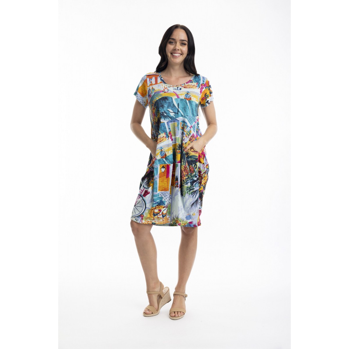 Orientique - Bubble Dress - Florida #20-055 Orientique - Bubble Dress - Florida #20-055