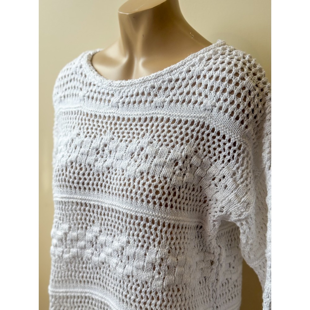 Parkhurst - Emelia Shimmer Tunic - White/Ecru