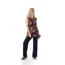 Pure Essence - Top - Navy Mix #588-4998 (SS25)