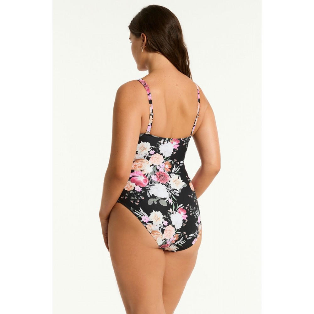 Sea Level - Belle Twist Front One Piece - Black