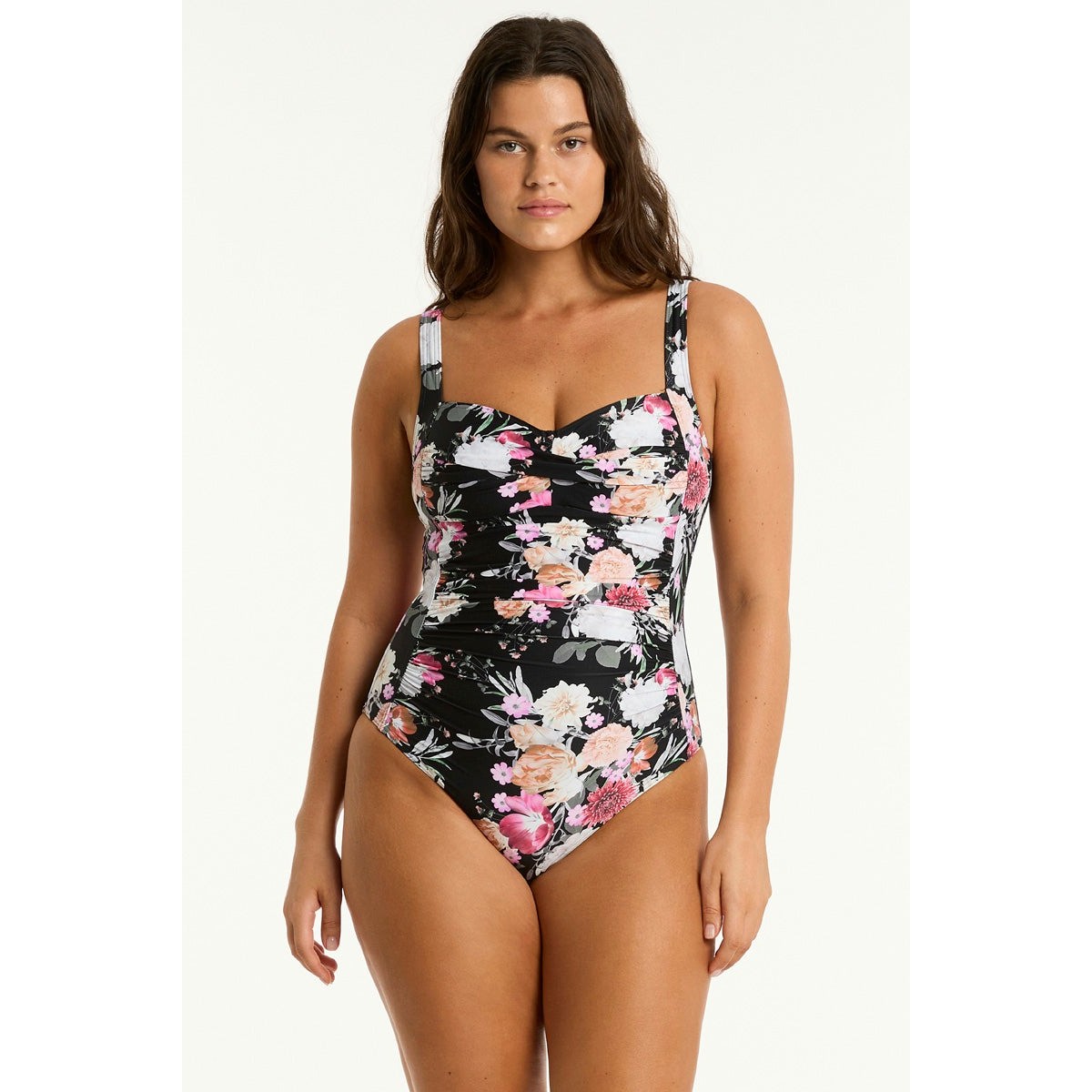 Sea Level - Belle Twist Front One Piece - Black