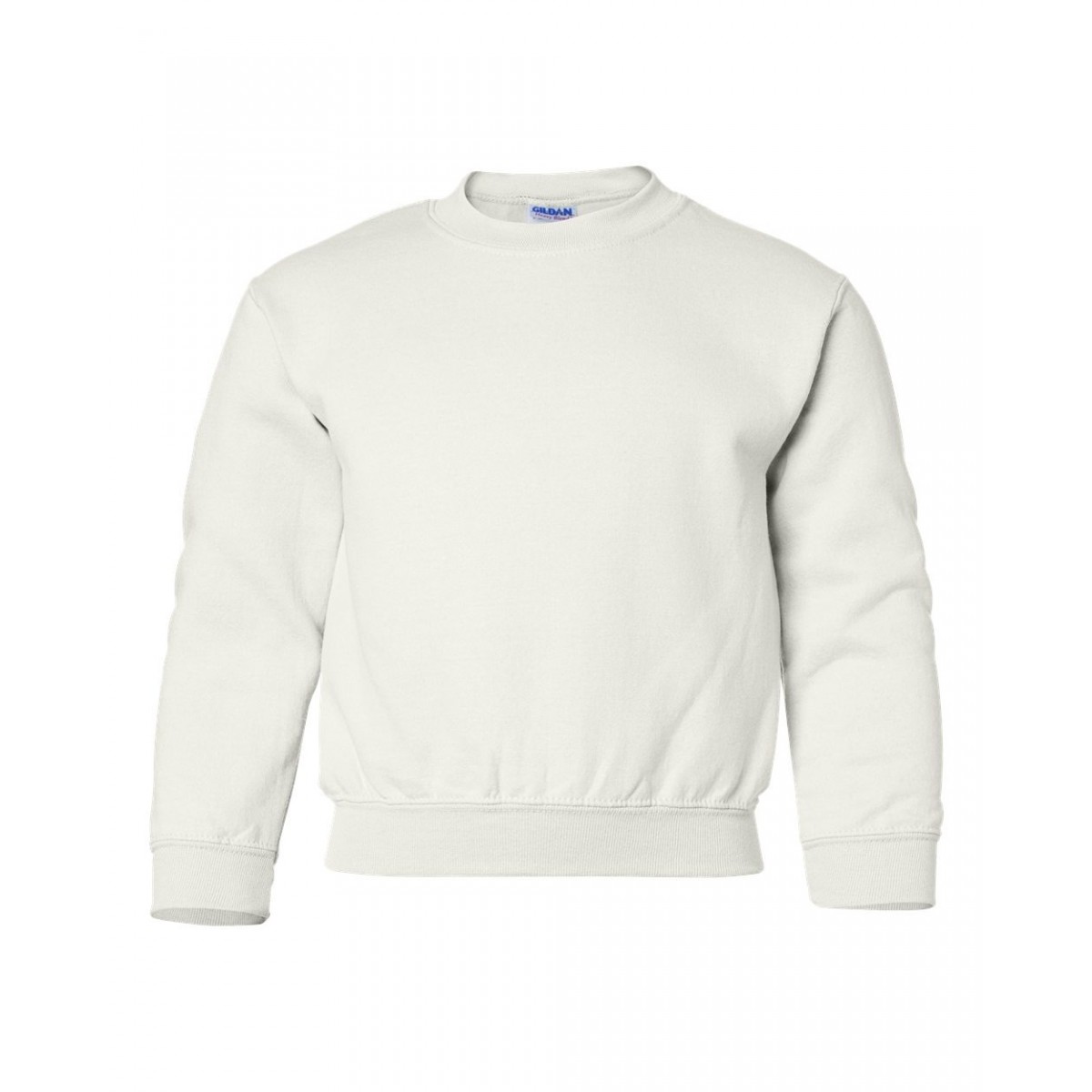 Gildan Heavy Blend Youth Sweatshirt White Gildan Heavy Blend Youth Sweatshirt White