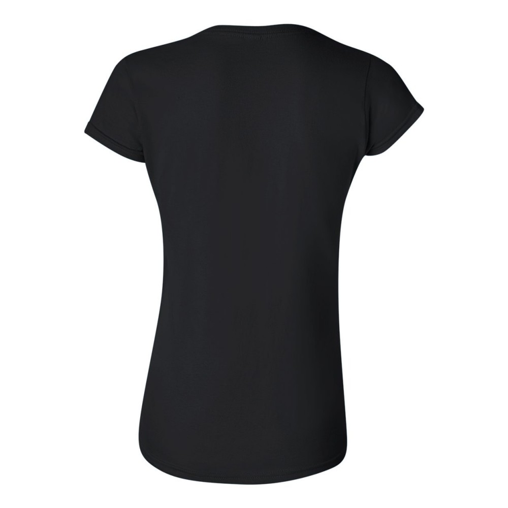 Gildan Softstyle Ladies Crew Neck Tee - Black