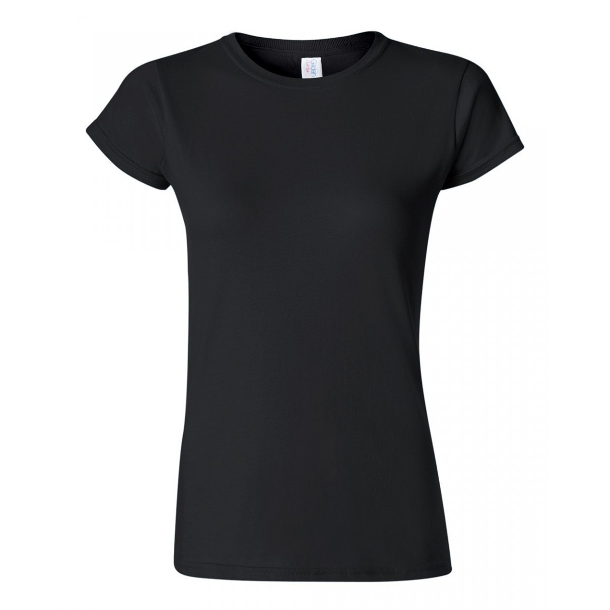Gildan Softstyle Ladies Crew Neck Tee - Black