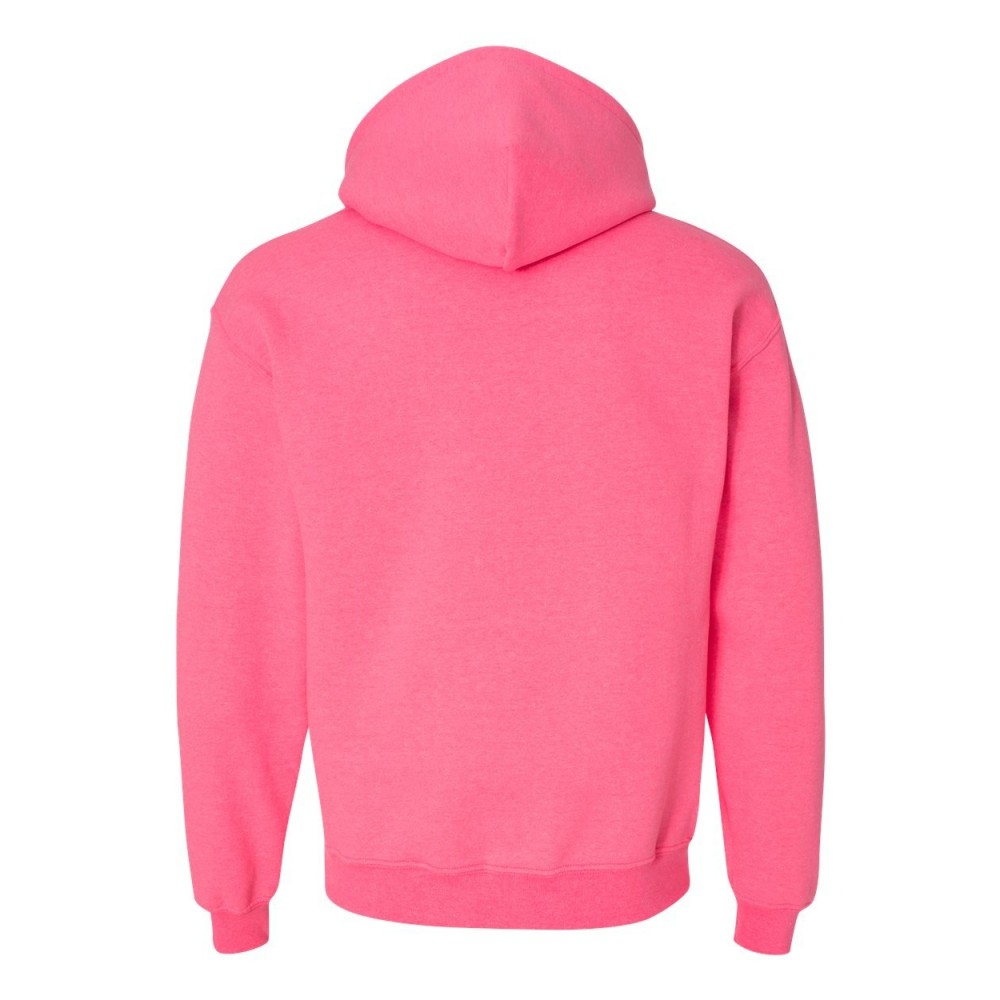 Gildan Heavy Blend Adult Hooded Sweatshirt Safety Pink