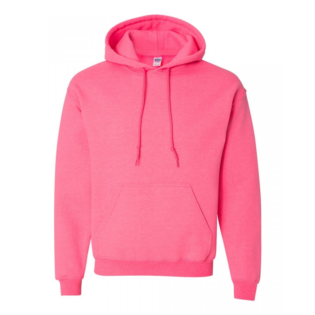 Gildan Heavy Blend Adult Hooded Sweatshirt Safety Pink