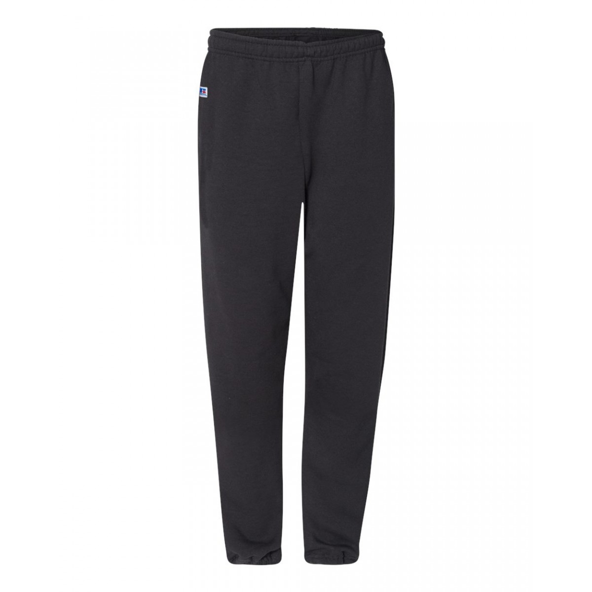 Russell Athletic Sweatpants Adult Unisex With Pocket and Elastic Bottom Black 029 Russell Athletic Sweatpants Adult Unisex With Pocket and Elastic Bottom Black 029