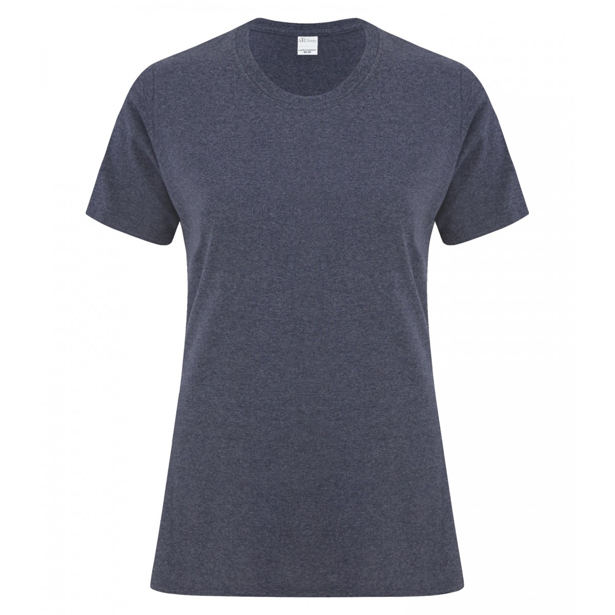 ATC Ladies Everyday Cotton Tee - Heather Navy
