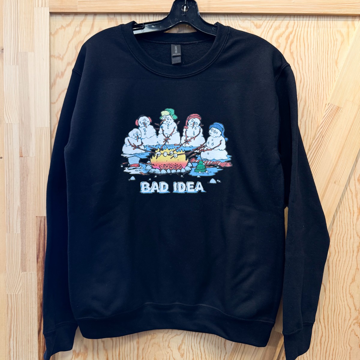 Christmas Bad Idea Sweatshirt Black
