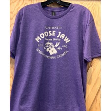 Moose Jaw Prairie Basics T-Shirt Heather Purple Unisex