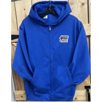 Moose Jaw Retro The Friendly City Patch Zip Up Royal