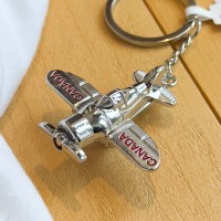 Canada Keychain Airplane With Propeller