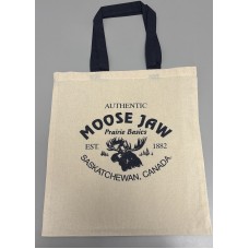Moose Jaw Prairie Basics Tote Bag Natural Navy Handle