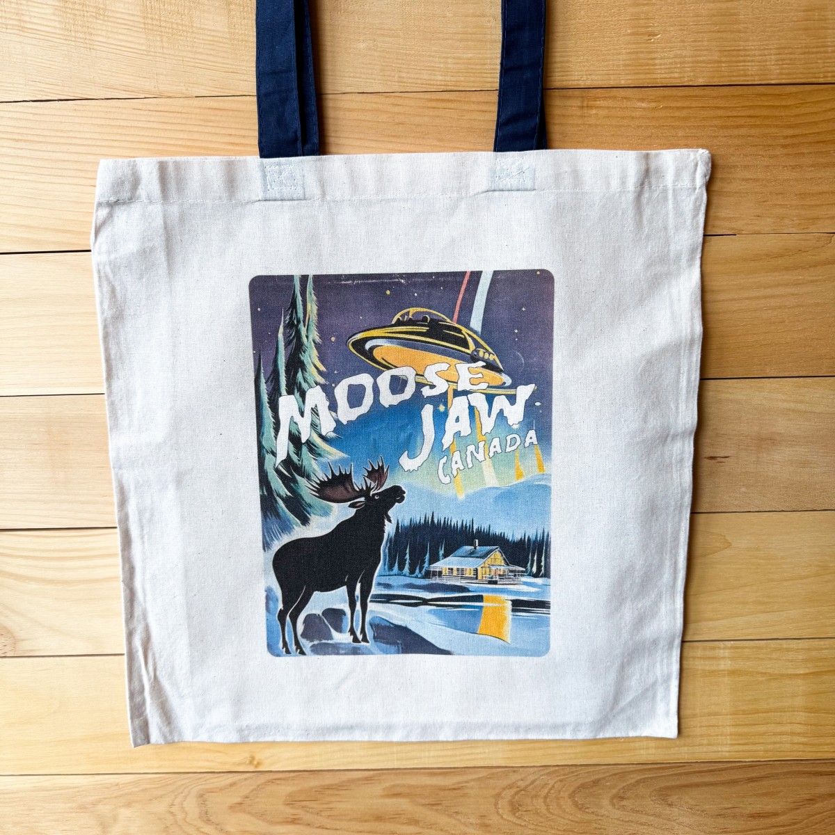 Moose Jaw UFO Tote Bag Natural