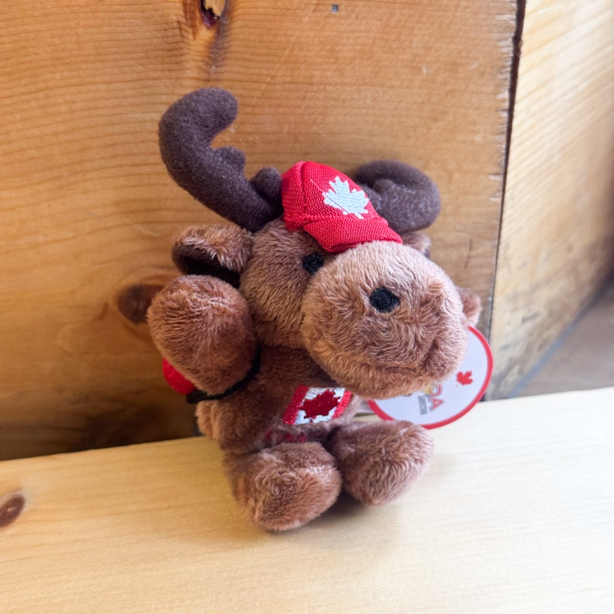 Canada Plush Keychain Moose With Backpack 
