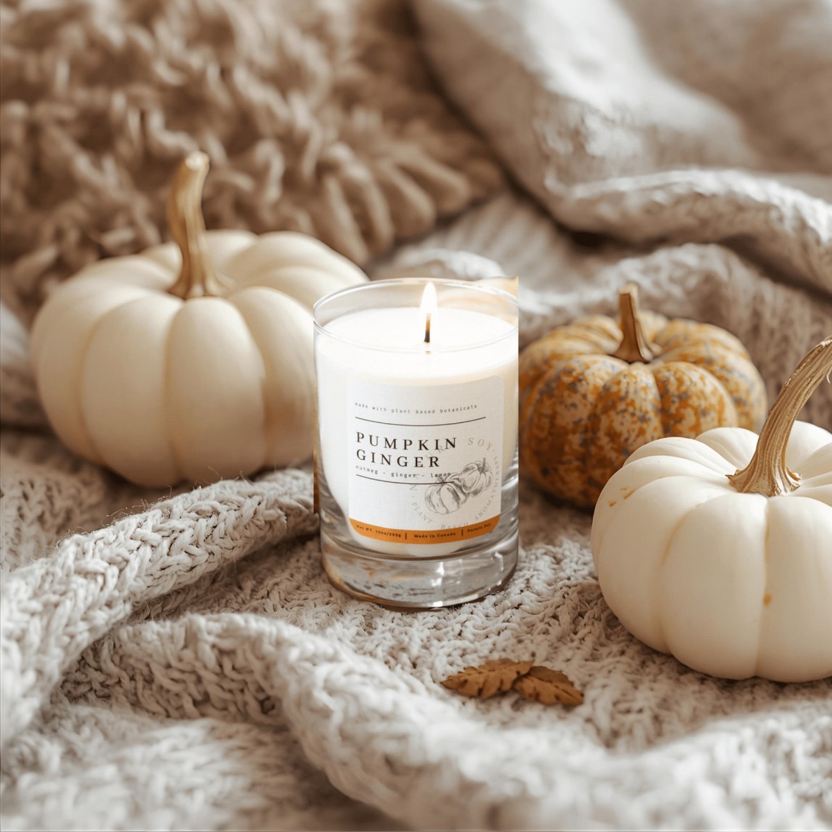 Natura Soy - Tumbler Jar - Pumpkin Ginger Natura Soy - Tumbler Jar - Pumpkin Ginger